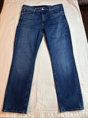 Mother Petites Lil' Mid Rise Dazzler Ankle Jeans in Nothing Between Us Size 30